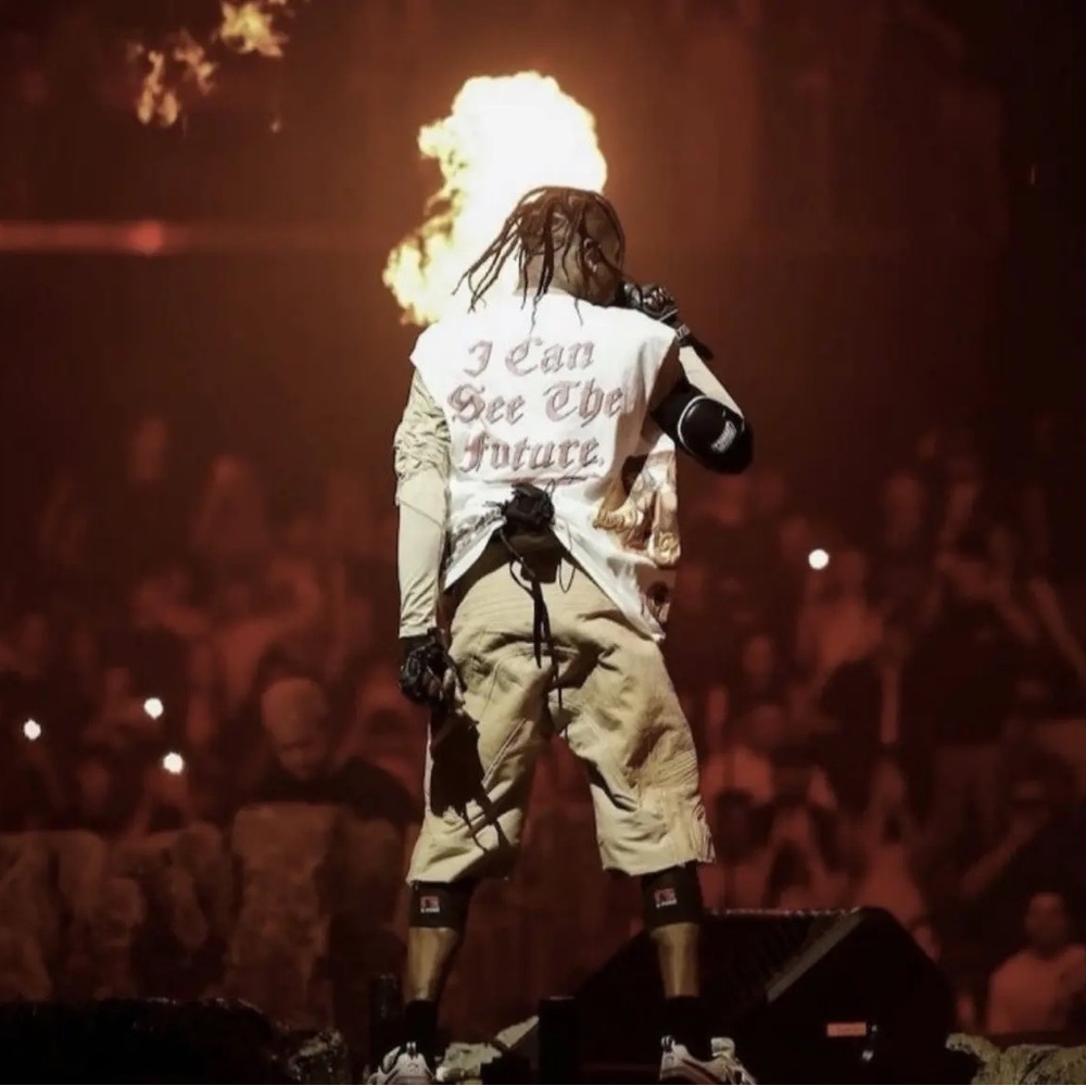 Travis Scott "I can see the future" Utopia tour shirt